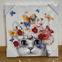 LIVING HOUSE フラワーキャット　新品