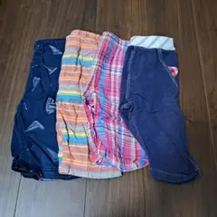ハーフパンツ4点セット