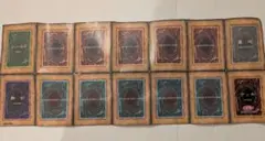 【訳あり】遊戯王 　デッキ　プレイマット　ハーフ　 紙製　初期デザイン？