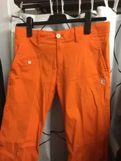 パーリーゲイツ パンツ オレンジ