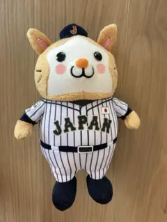 横浜DeNAベイスターズのスターマンぬいぐるみ侍JAPANバージョン