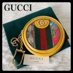 【極美品】GUCCI グッチオフディア GG フローラ シェリーライン イエロー