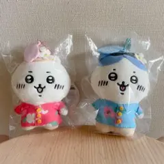 ちいかわ　ハチワレ　2点セット 観光 旅行いきたいぷちミニマスコット