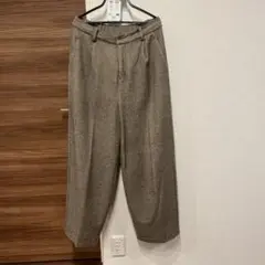 最終値下げ！TALBOTS タルボット ブラウン ヘリンボーンツイードスラックス