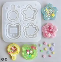 レジン 4種のシリコンモールド