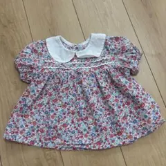 ベビー ブラウス 80 リバティ 花柄
