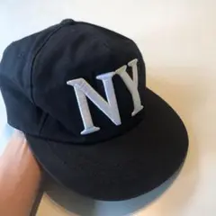 キャップ 帽子　ニューヨーク　NY ブラック　ニューエラ風