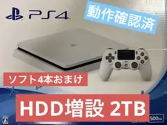 PS4本体(HDD増設 2TB u0026ソフトのおまけ)