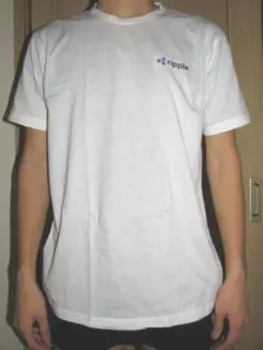 リップル★人気★Ｔシャツ★仮想通貨★XRP★M★大きめサイズ★165-175cm
