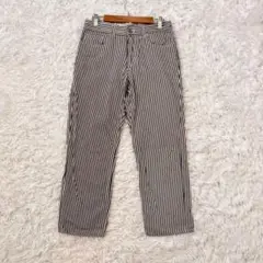 【シップス】デニムパンツ ストライプ 紺×白 ストレート アメカジ TC260