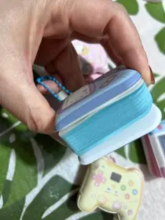 水色ゲーム機デザインメモ帳