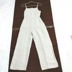 H&M キャミソールワンピース オールインワン リネン 100% S相当