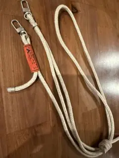 topologie ベージュ ロープストラップ 6.0mm Rope