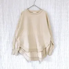 2881 THE SHOP TK スウェット　トレーナー　後ろ長め　裏毛　M