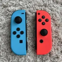【純正】ジャンクSwitch Joy-Conコントローラー 青 赤