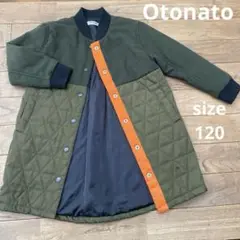 Otonato 中綿コート 120サイズ オリーブグリーン
