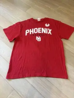 日大PHOENIX”アメリカンフットボール部レッドTシャツ L