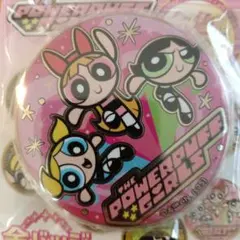 テンヨー 金バッジ パワーパフガールズ 集合（ピンク）