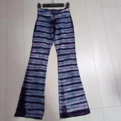 タイダイ柄 フレアパンツ