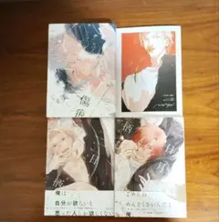 「凪がれ星」「二日月に栖む」上・下巻　合計３冊　ミギノヤギ　限定小冊子付き