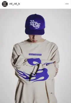 RULE THE FATE OLDTYPE CAP BLUE