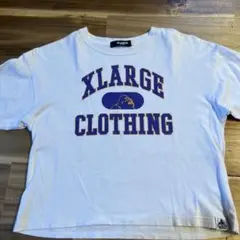 XLARGE ホワイト Tシャツ ショート丈