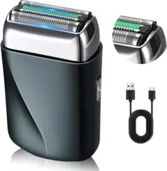 シェーバー メンズ 髭剃り 電動 往復式 電気シェーバー Type-c充電式