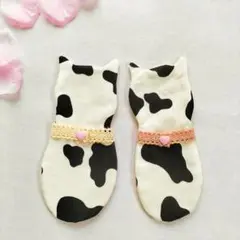 ❀ハンドメイド❀牛さん柄の布ナプキン／布ライナー　2点セット