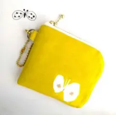 【訳あり】ミナペルホネン ハンドメイド L 字 ポーチ