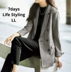 7days Life Styling テーラードジャケット ストレッチシリーズ