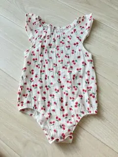 チェリー柄ロンパース サイズ100 ベビー服