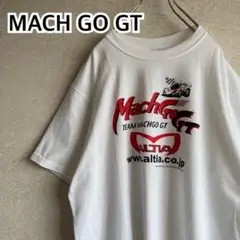 チームマッハゴー 秀逸プリント Tシャツ タツノコプロ カーレース