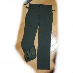 アシックス　ナイロンパンツ　オリーブ　Ｌ