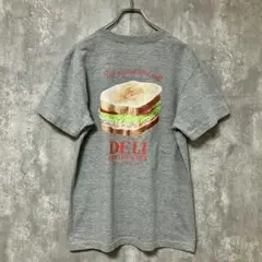 ◆【美品】BEAMS｜ビームス，半袖Tシャツ，サンドイッチ，パン，