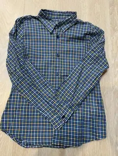 ボンポワン　チェック柄シャツ　サイズ8