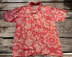 AVANTI/アヴァンティ アロハシャツ ピンク 花柄 Mサイズ(US表記S)