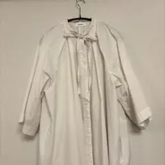 マチャット リボンタックブラウス ホワイト