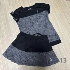 Srixon テニスウェア セット 黒とグレー