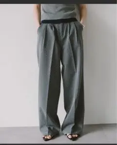 今期新品　DRWCYS ドット柄パンツワイドパンツ　バイカラーセレクトショップ