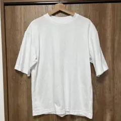 ユニクロU　UNIQLOU エアリズムコットンオーバーサイズTシャツ　M 白