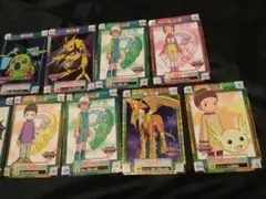 デジモンアドベンチャー　トレーディングカード　９枚セット　※２枚目画像参照