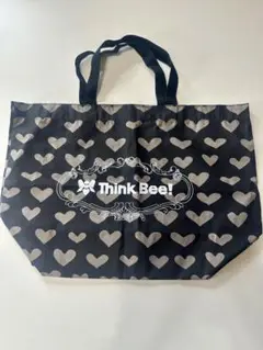 Think Beel ハート柄エコバッグ