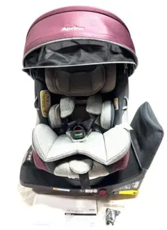☆美品 アップリカ クルリラ プラス バーガンディーローズ RD ISOFIX