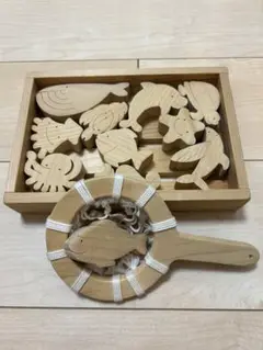 木のおもちゃ 山のくじら舎 おふろでちゃぷちゃぷ
