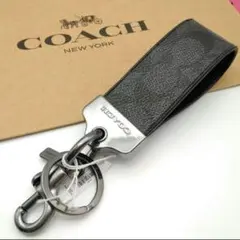 新品　COACH　キーホルダー　キーリング　メンズ