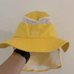 après les coursキッズメッシュ付きバケットハット帽子中古