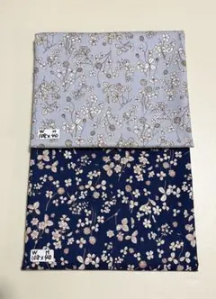 クローバー柄コットン生地 幅108x40cm ×2