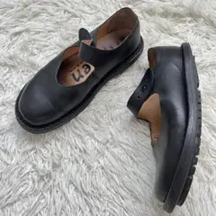 トリッペン GIRLY ガーリー メリージェーン ストラップ レザー 黒 37