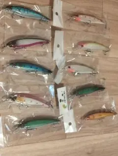 新品　海　川　釣り　フィッシング用ルアー10点　全長11センチ　13.4グラム