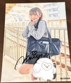 梅田みゆ　サイン入り生写真